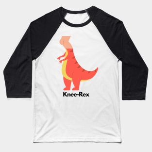 Humor | Knee-Rex | Dinos | Dinosaurs | Bee | Gift for Dino Fans Baseball T-Shirt